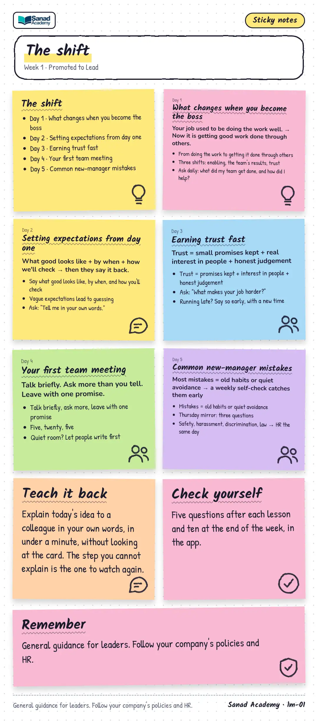 Sticky notes
